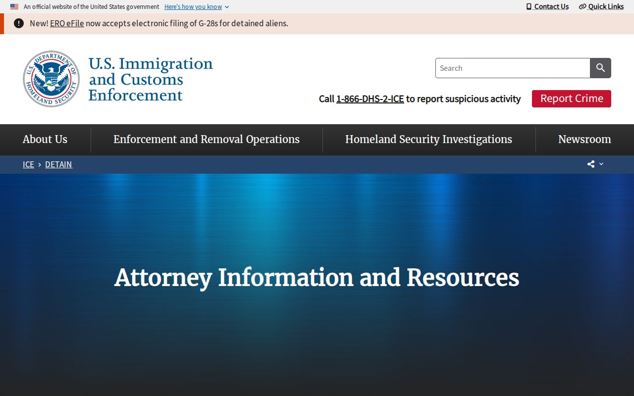 Official ICE recent-release locator guidance for Chickasaw County custody transfers